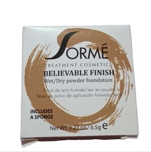 Sorme Believable Finish Wet Dry Powder Foundation, 403 Pure Beige